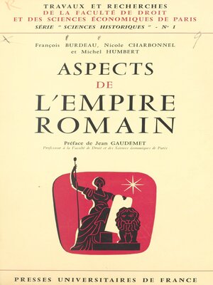 cover image of Aspects de l'Empire romain